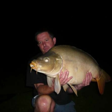 Carp (28lbs 3oz ) caught by Baz Plummer at  France.