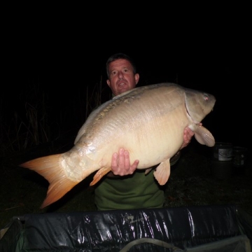 Carp (29lbs 7oz ) caught by Baz Plummer at  France.