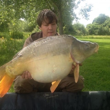 Carp (31lbs 12oz ) caught by Billy Berridge at  France.