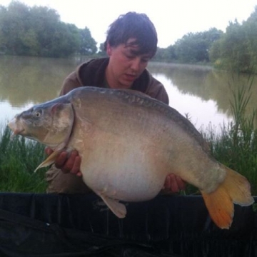 Carp (35lbs 12oz ) caught by Billy Berridge at  France.