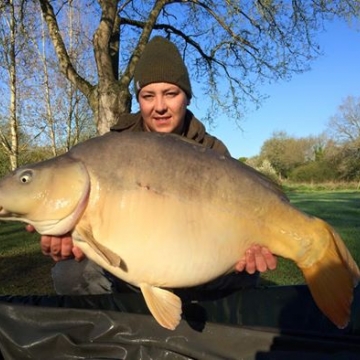 Carp (35lbs 1oz ) caught by Billy Berridge at  France.