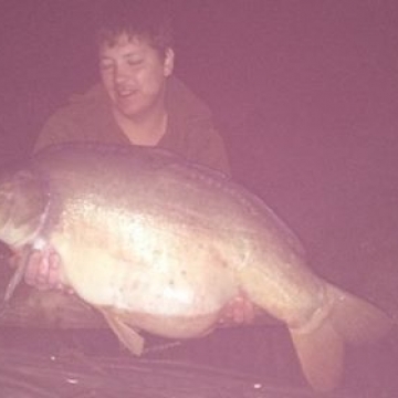 Carp (45lbs 6oz ) caught by Billy Berridge at  France.