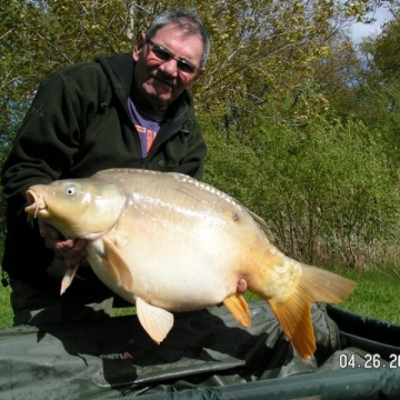 Carp (29lbs 2oz ) caught by Bob Carey at  France.