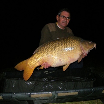 Carp (39lbs 10oz ) caught by Bob Carey at  France.