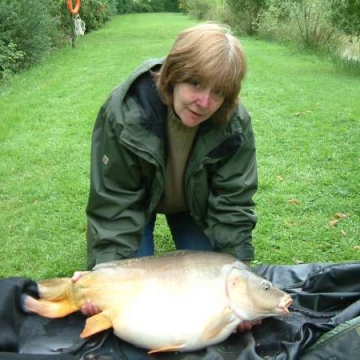 Carp (31lbs 12oz ) caught by Christine Nichols at  France.