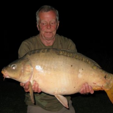 Carp (28lbs 6oz ) caught by Chuck Ives at  France.