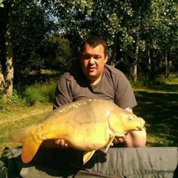 Carp (23lbs 12oz ) caught by Clarke Harvey at  France.