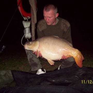 Carp (26lbs 4oz ) caught by Danny at  France.