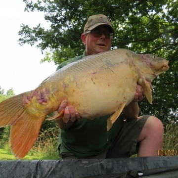 Carp (31lbs 0oz ) caught by Duncan de Gruchy at  France.