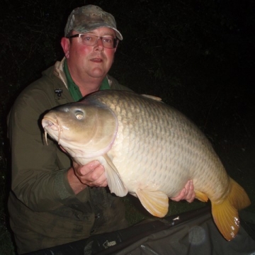 Carp (38lbs 5oz ) caught by Duncan de Gruchy at  France.