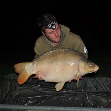 Carp (26lbs 3oz ) caught by Gary Seymour at  France.