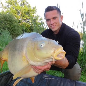 Carp (38lbs 0oz ) caught by James Anderson at  France.