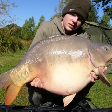 Carp (31lbs 0oz ) caught by Joe Butterfield at  France.