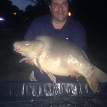 Carp (37lbs 5oz ) caught by John Bedi at  France.