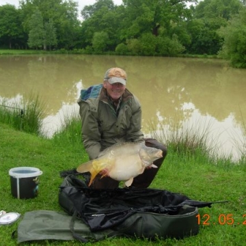 Carp (32lbs 2oz ) caught by John Lindley at  France.