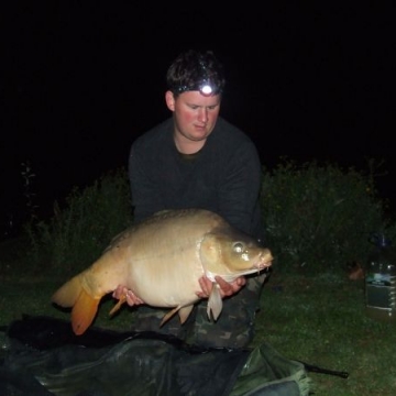 Carp (31lbs 12oz ) caught by Jon Hadfield at  France.