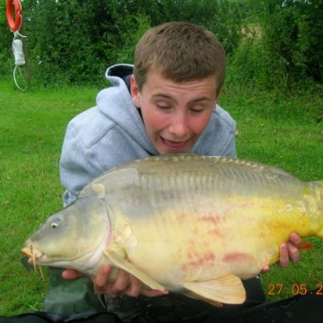 Carp (20lbs 10oz ) caught by Josh Presneil at  France.