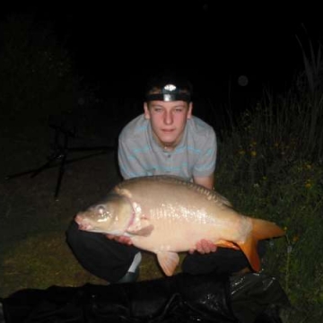 Carp (22lbs 8oz ) caught by Liam Boycott at  France.