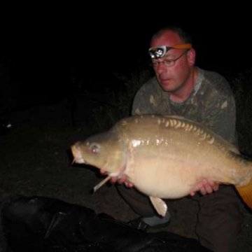 Carp (31lbs 8oz ) caught by Mark Boycott at  France.