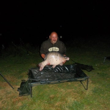 Carp (31lbs 8oz ) caught by Mark Brown at  France.