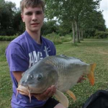 Carp (23lbs 11oz ) caught by Martin Madsen at  France.