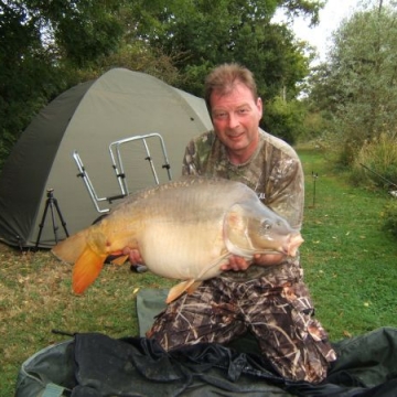 Carp (29lbs 12oz ) caught by Mick Haynes at  France.