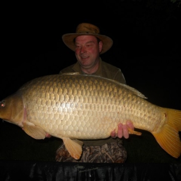 Carp (37lbs 11oz ) caught by Mick Haynes at  France.