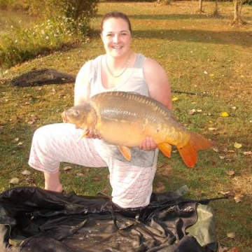 Carp (31lbs 7oz ) caught by Emma Owen at  France.