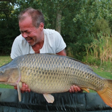 Carp (38lbs 0oz ) caught by Paul Blissett at  France.