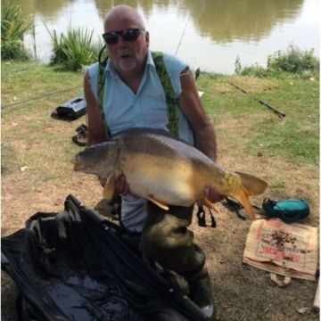 Carp (38lbs 5oz ) caught by Peter Lang at  France.