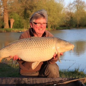 Carp (31lbs 12oz ) caught by Ron Key at  France.