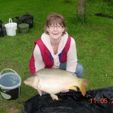 Carp (30lbs 8oz ) caught by Sandra Lindley at  France.