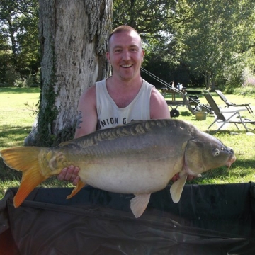 Carp (29lbs 8oz ) caught by Simon Hunt at  France.