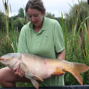 Carp (33lbs 8oz ) caught by Stephanie Weaver at  France.