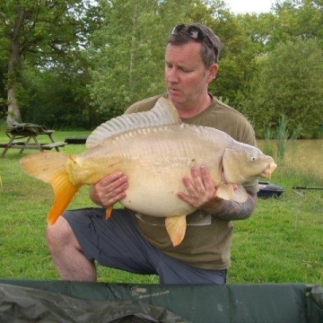 Carp (31lbs 0oz ) caught by Stef Henshall at  France.