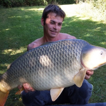 Carp (30lbs 0oz ) caught by Steve Lane at  France.