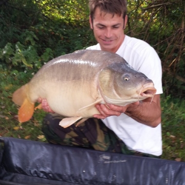 Carp (31lbs 0oz ) caught by Steve Lane at  France.