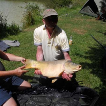 Carp (26lbs 4oz ) caught by Stewart (Benny) Price at  France.