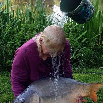 Carp (34lbs 2oz ) caught by Suzanne Riches (PB) at  France.