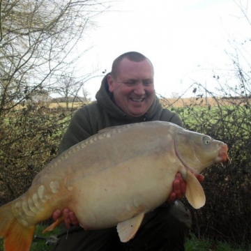 Carp (28lbs 7oz ) caught by Wayne Scott at  France.