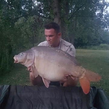 Carp (38lbs 0oz ) caught by James Anderson at  France.