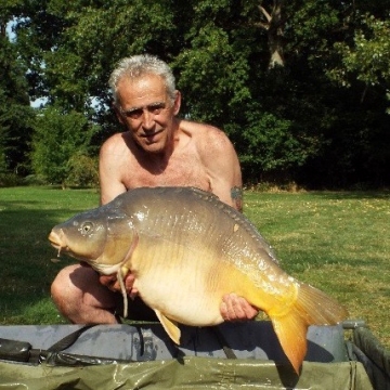 Carp (35lbs 6oz ) caught by Paul Jeive at  France.