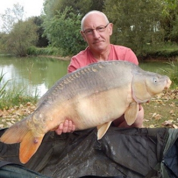 Carp (31lbs 12oz ) caught by Trevor Burgess at  France.