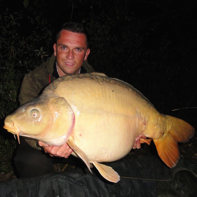 James lands a 40lb 8oz mirror to take the 40s tally to 3