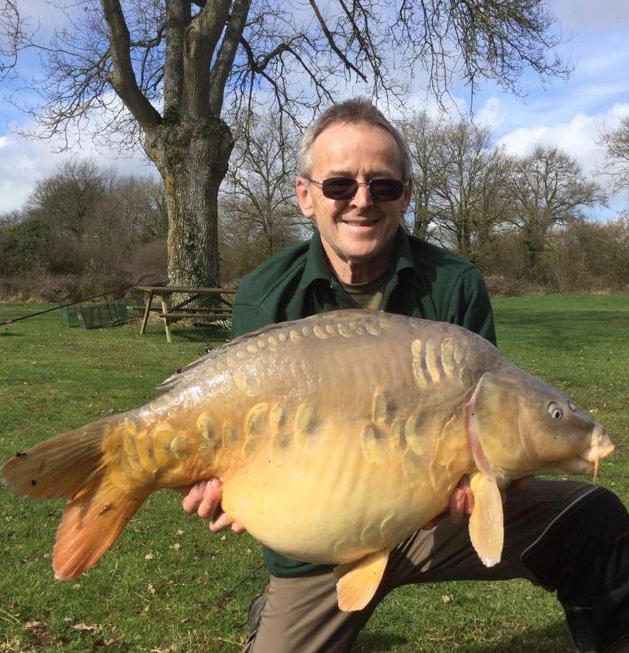 Pete with a 41lb 6oz scaly mirror