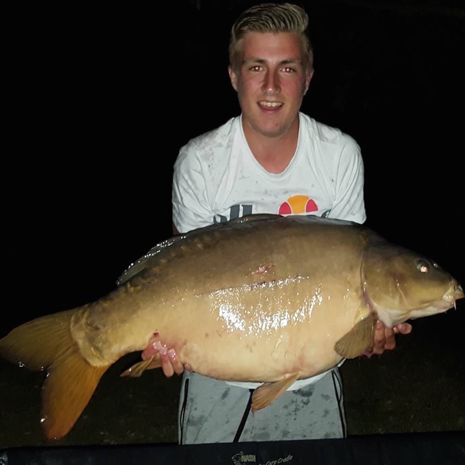 46lb personal best was the last carp of the session
