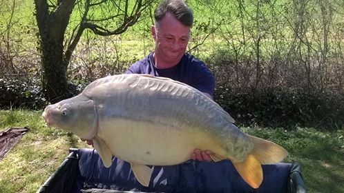 Alan Downes with a 37lb mirror