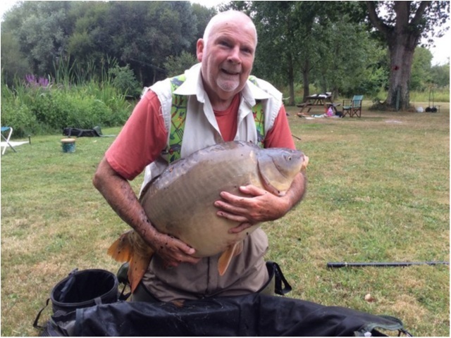 The first of Pete's two 40lb carp