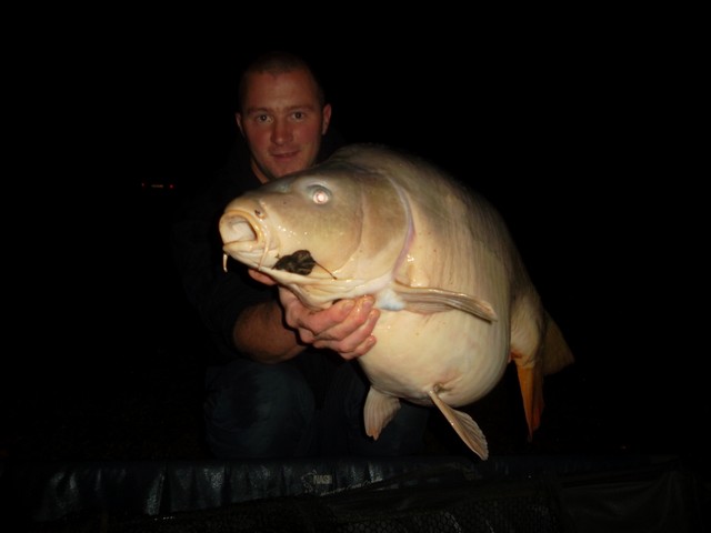 He was very pleased with this one though at 39lb 2oz
